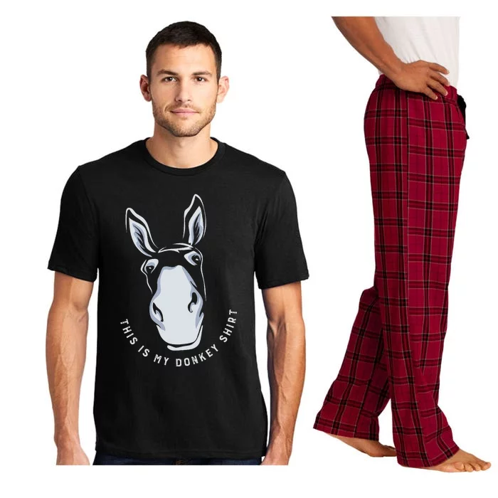 Donkey Funny Saying Cute Mule Farm Animal Pajama Set