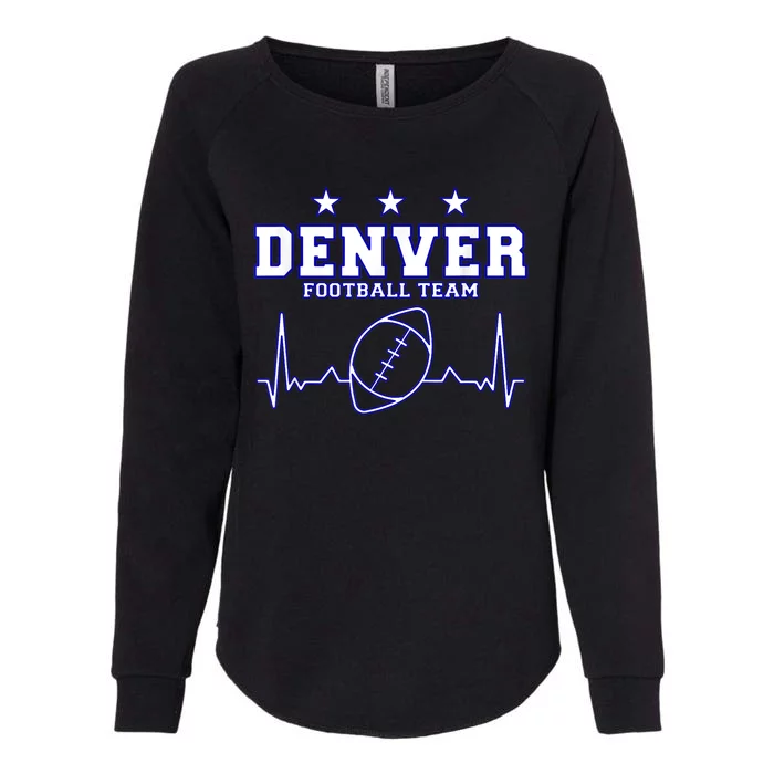 Denver Football Shirt I Football Tshirt I Colorado Bronco Womens California Wash Sweatshirt