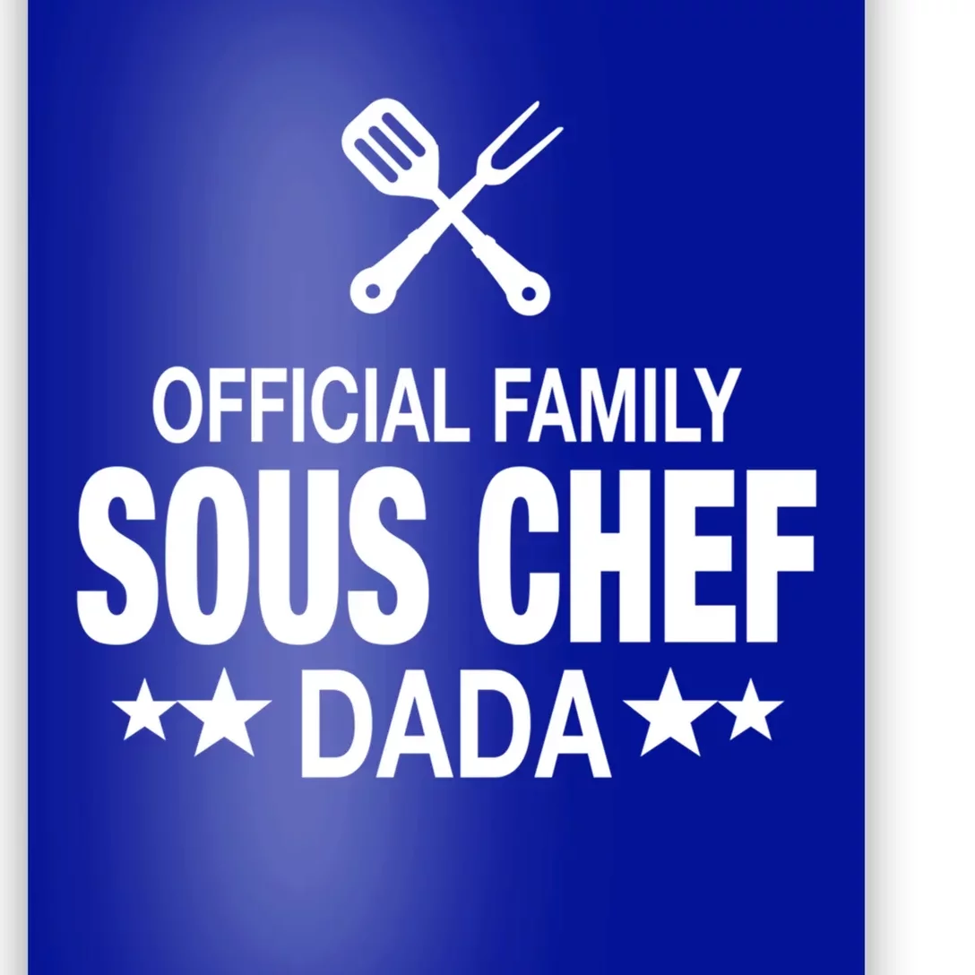 Dada Family Sous Chef Funny Cooking Dada Funny Gift Poster