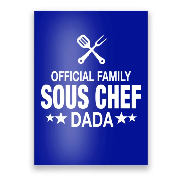 Dada Family Sous Chef Funny Cooking Dada Funny Gift Poster