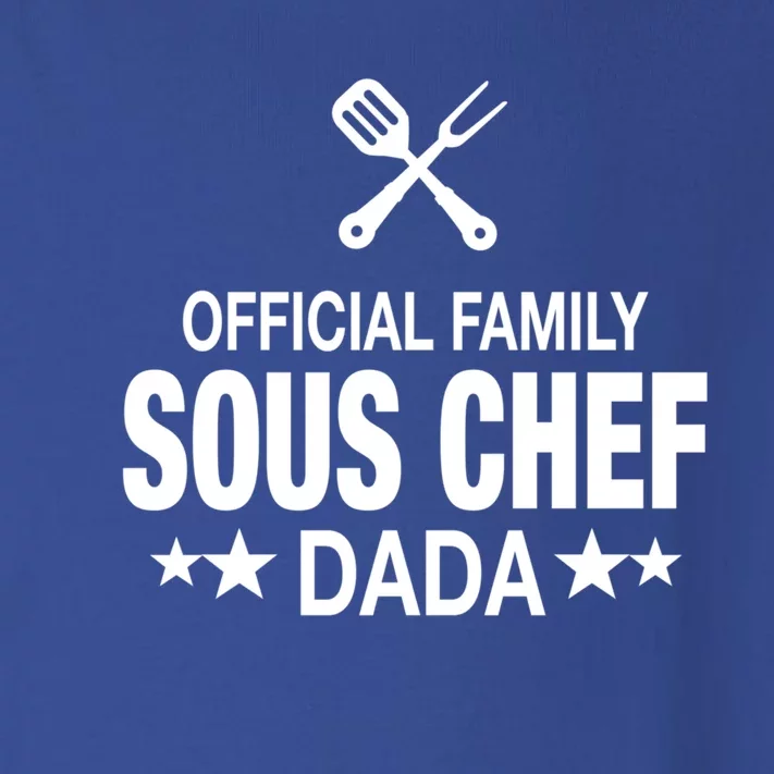 Dada Family Sous Chef Funny Cooking Dada Funny Gift Toddler Long Sleeve Shirt