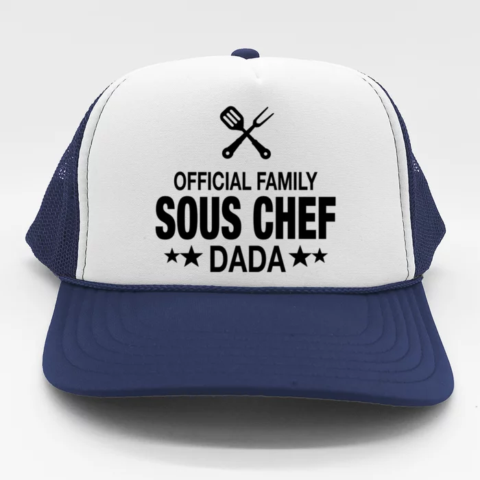 Dada Family Sous Chef Funny Cooking Dada Funny Gift Trucker Hat