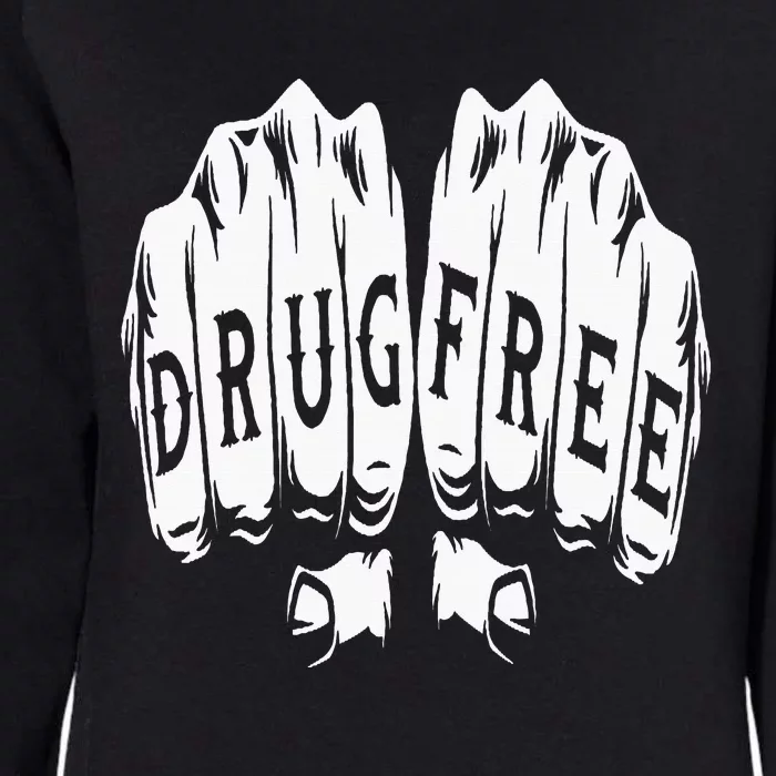 Drug Free Sober Sobriety Anniversary Womens California Wash Sweatshirt