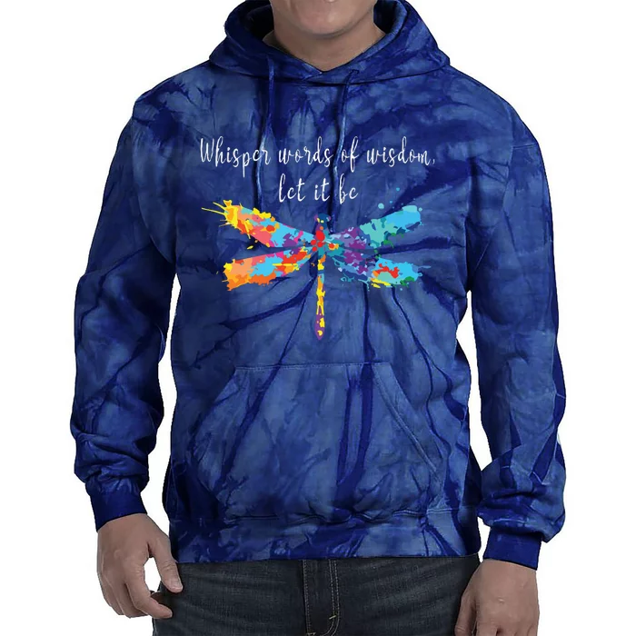 Dragonfly For Spiritual Faith Dragonflies Lovers VNeck Tie Dye Hoodie