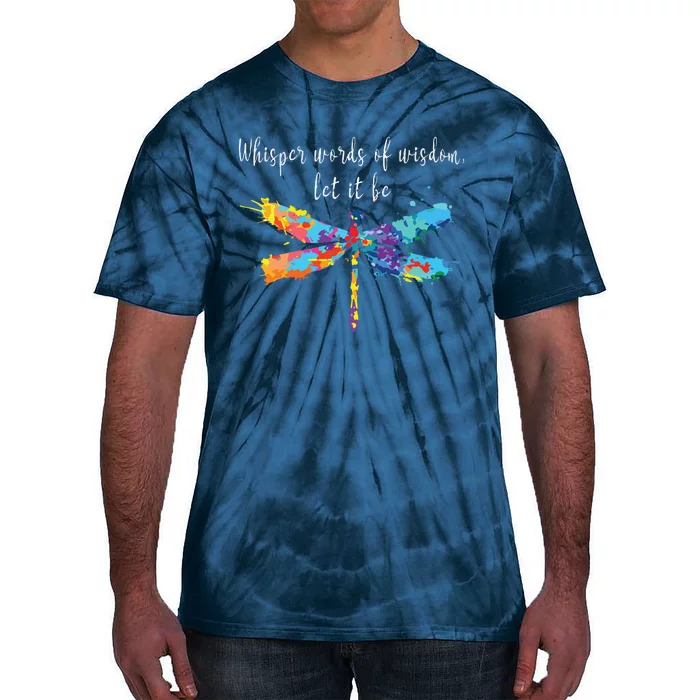 Dragonfly For Spiritual Faith Dragonflies Lovers VNeck Tie-Dye T-Shirt