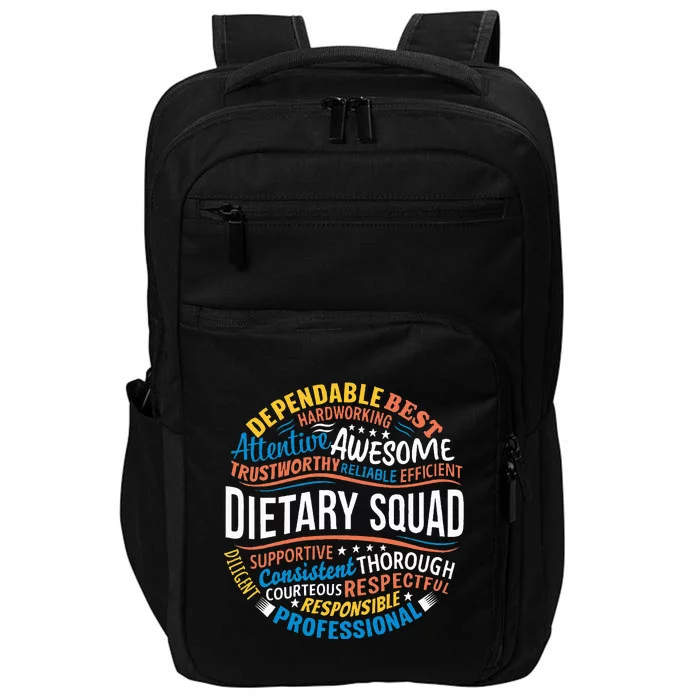 Dietary Food Service Dietary Week Squad Appreciation Impact Tech Backpack