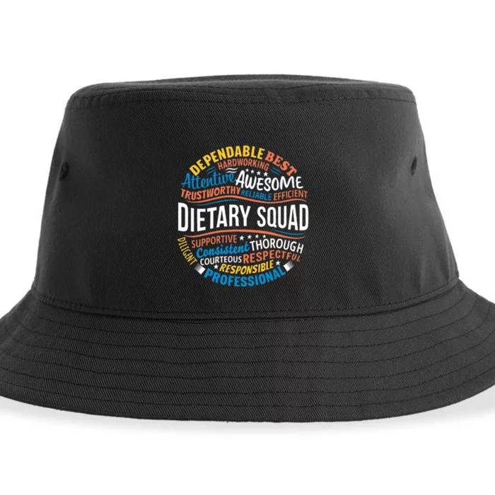 Dietary Food Service Dietary Week Squad Appreciation Sustainable Bucket Hat