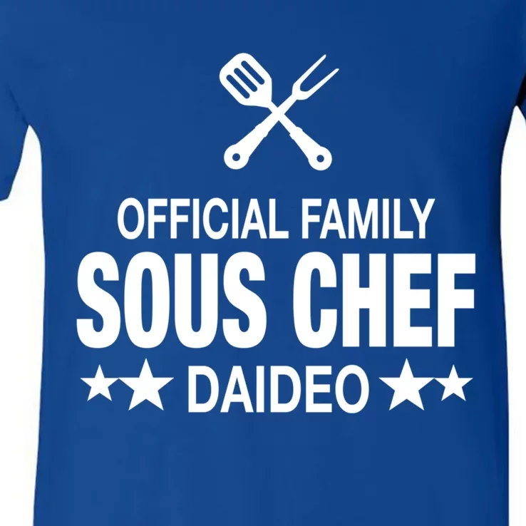 Daideo Family Sous Chef Funny Cooking Daideo Gift V-Neck T-Shirt