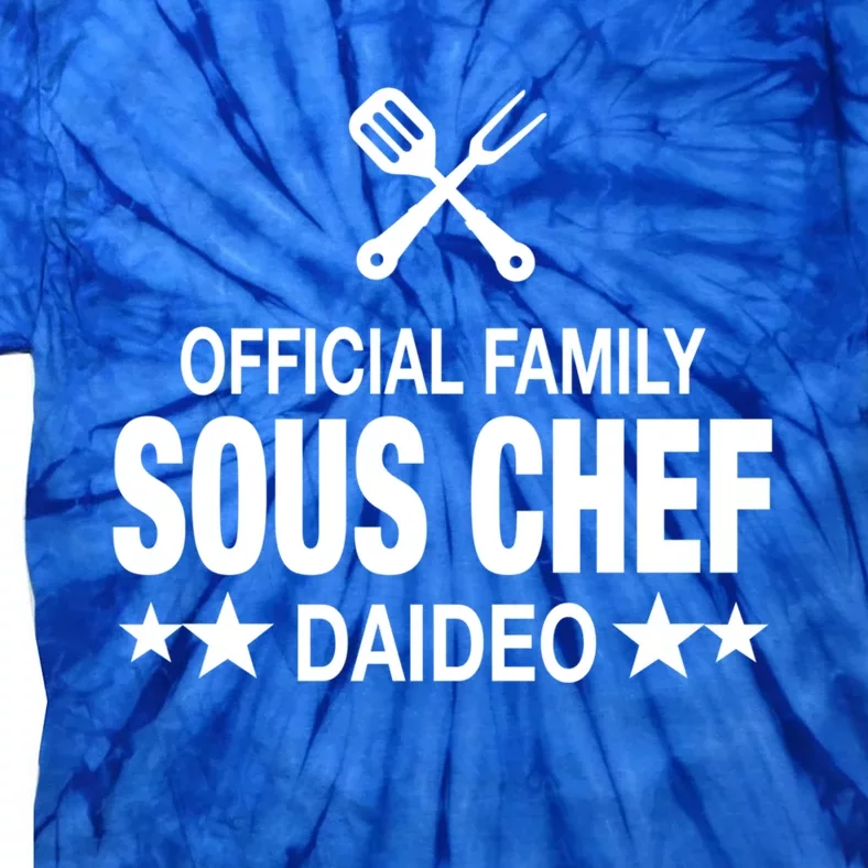 Daideo Family Sous Chef Funny Cooking Daideo Gift Tie-Dye T-Shirt