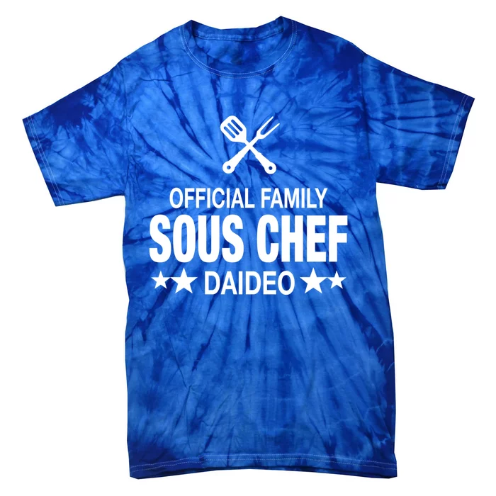 Daideo Family Sous Chef Funny Cooking Daideo Gift Tie-Dye T-Shirt