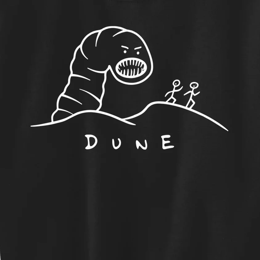 Dune Funny Sandworm Kids Sweatshirt