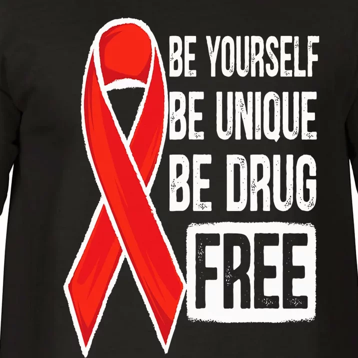 Drug Free Say No To Drugs Wear Red Awareness Red Ribbon Week Comfort Colors T-Shirt