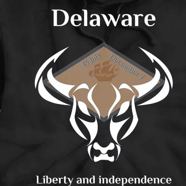 Delaware First State Tie Dye Hoodie