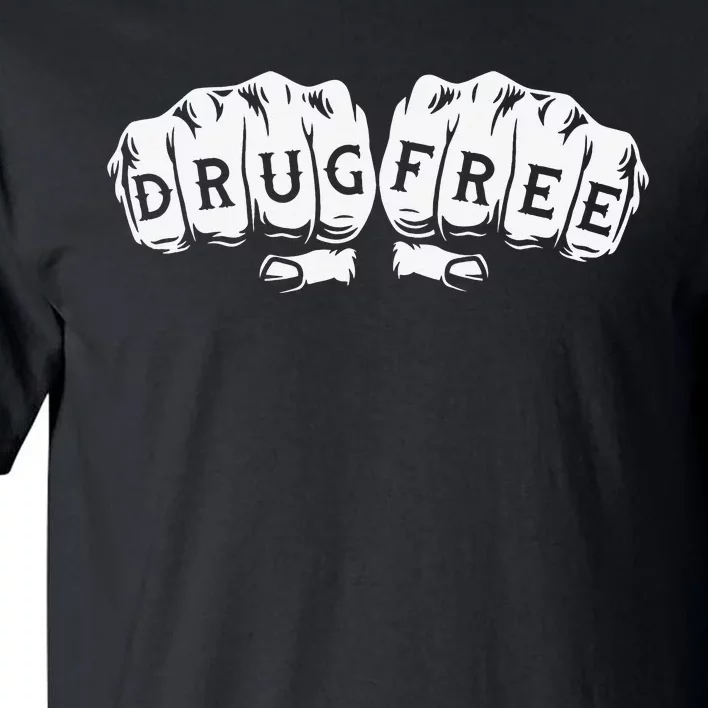 Drug Free Sober Sobriety Anniversary AA NA Tall T-Shirt