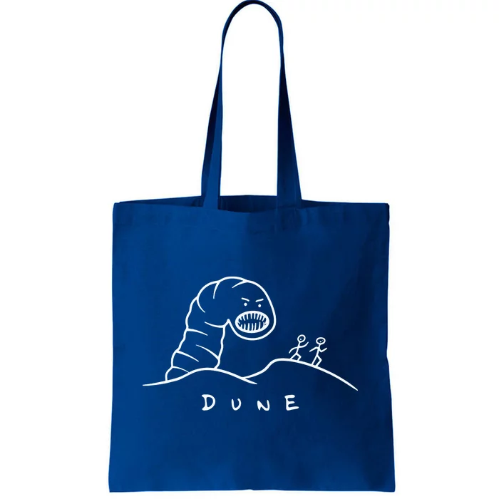 Dune Funny Sandworm Tote Bag