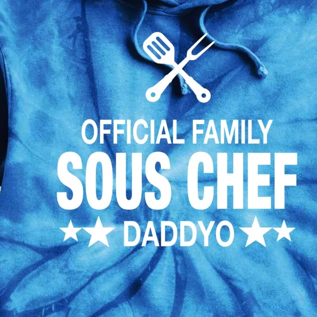 Daddyo Family Sous Chef Funny Cooking Daddyo Great Gift Tie Dye Hoodie