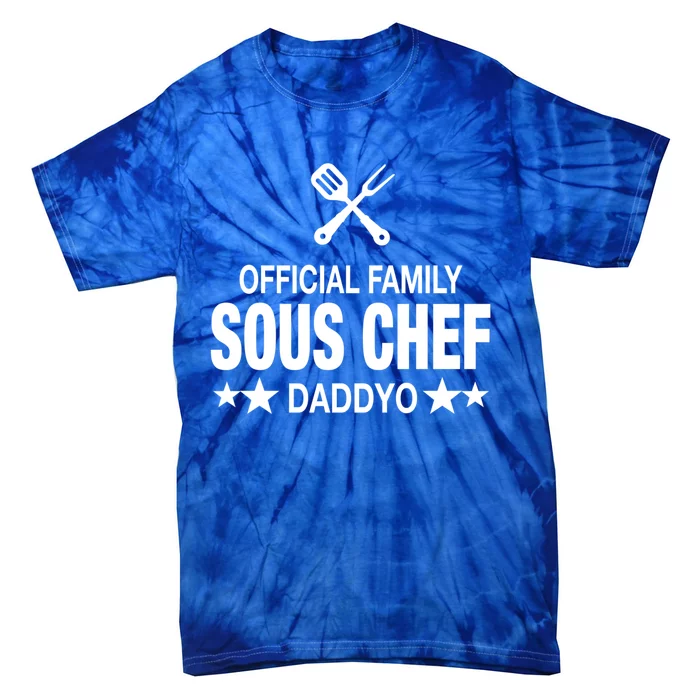 Daddyo Family Sous Chef Funny Cooking Daddyo Great Gift Tie-Dye T-Shirt