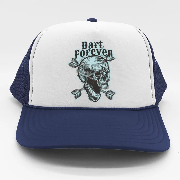 Dart Forever Skull Trucker Hat