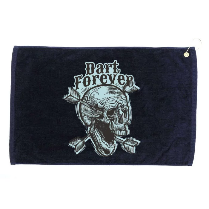 Dart Forever Skull Grommeted Golf Towel