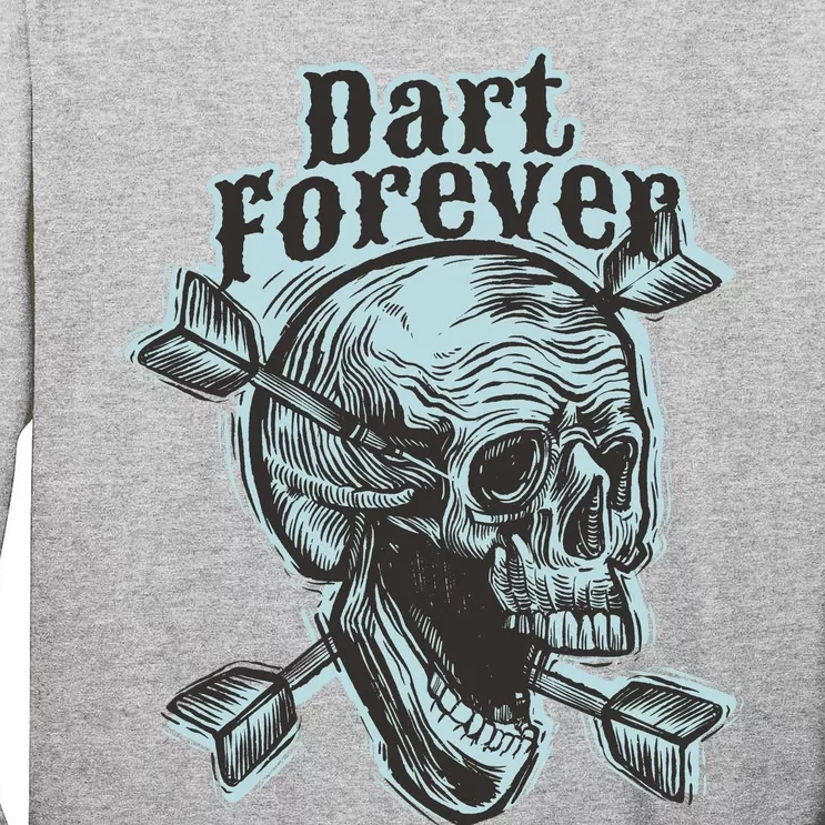 Dart Forever Skull Tall Long Sleeve T-Shirt