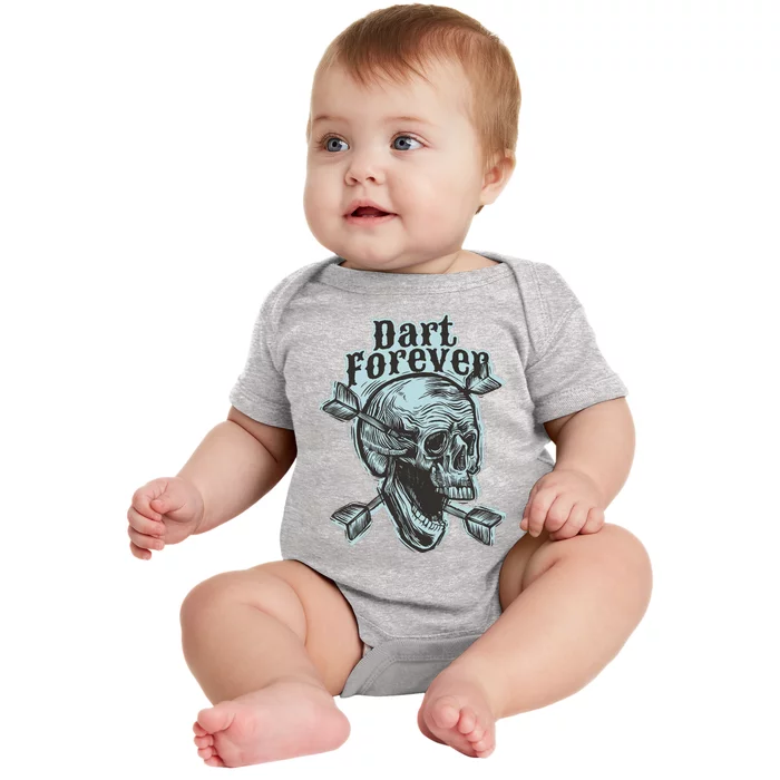 Dart Forever Skull Baby Bodysuit