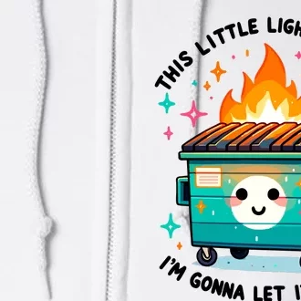 Dumpster Fire Shirts Emotional Dumpster Fire Full Zip Hoodie