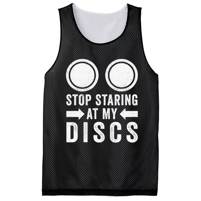 Discs Frisbee Sport Stop Staring at my Golf Club Mesh Reversible Basketball Jersey Tank