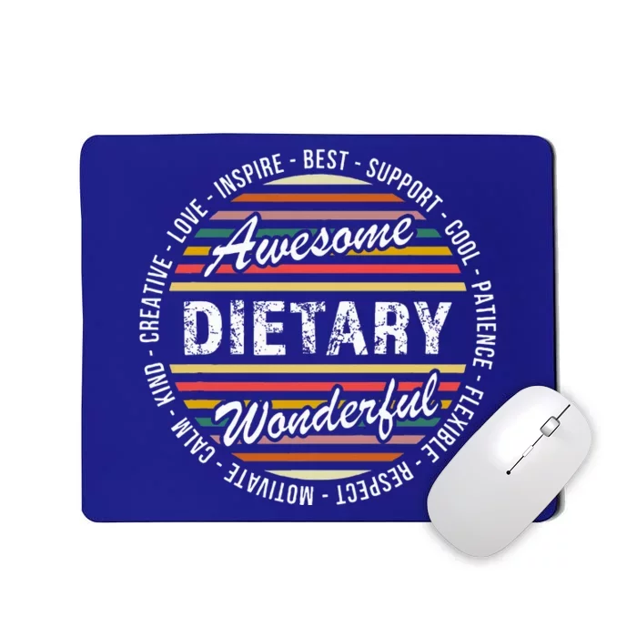 Dietary Food Service Week Dietary Appreciation Gifts Mousepad