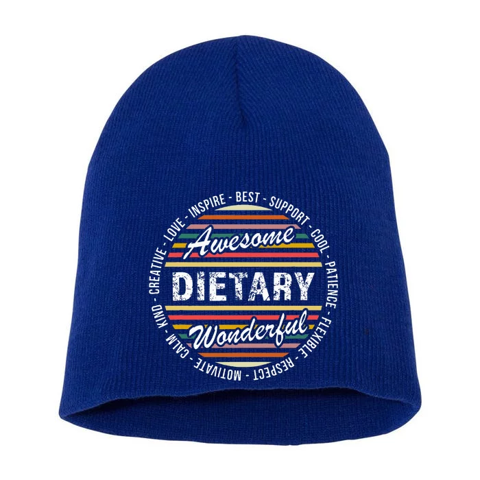 Dietary Food Service Week Dietary Appreciation Gifts Short Acrylic Beanie