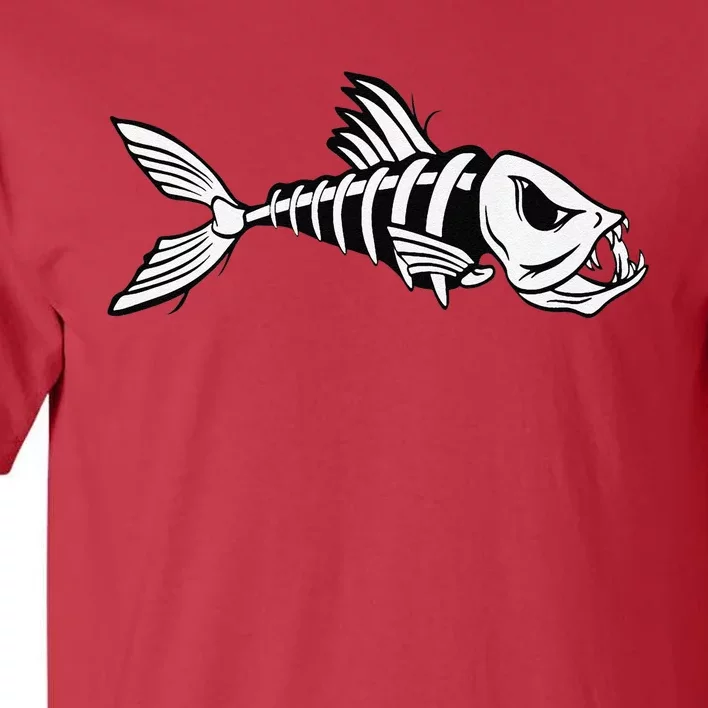 Dead Fish Skeleton Fishing Tall T-Shirt