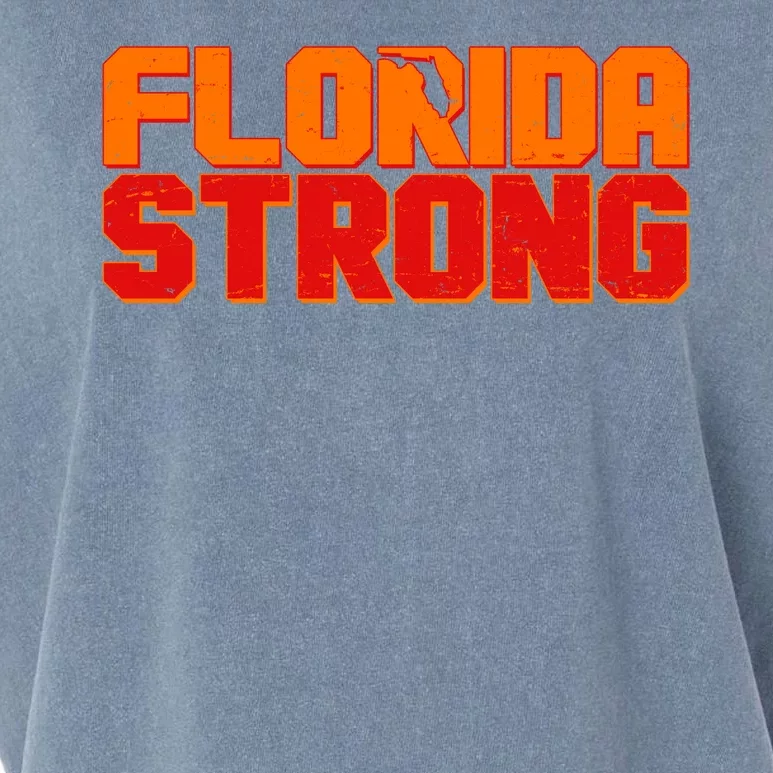 Distressed Florida Strong Garment-Dyed Women's Muscle Tee