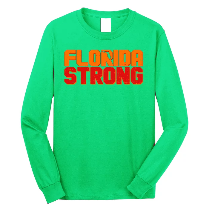 Distressed Florida Strong Long Sleeve Shirt