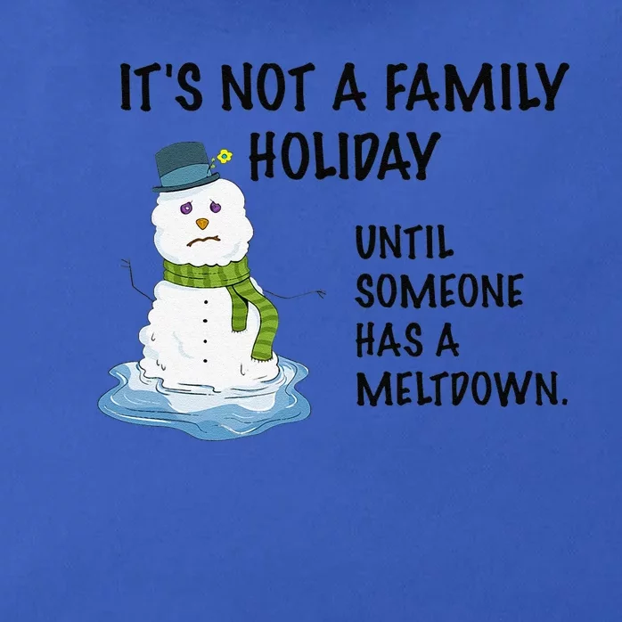 Dysfunctional Family Someone Has A Meltdown Holiday Zip Tote Bag