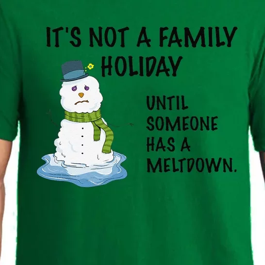 Dysfunctional Family Someone Has A Meltdown Holiday Pajama Set