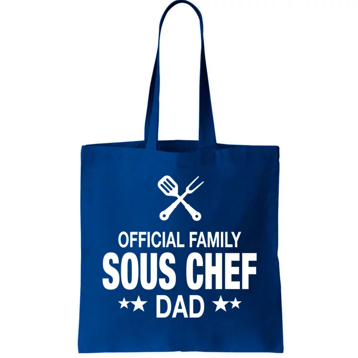 Dad Family Sous Chef Funny Cooking Dad Gift Tote Bag