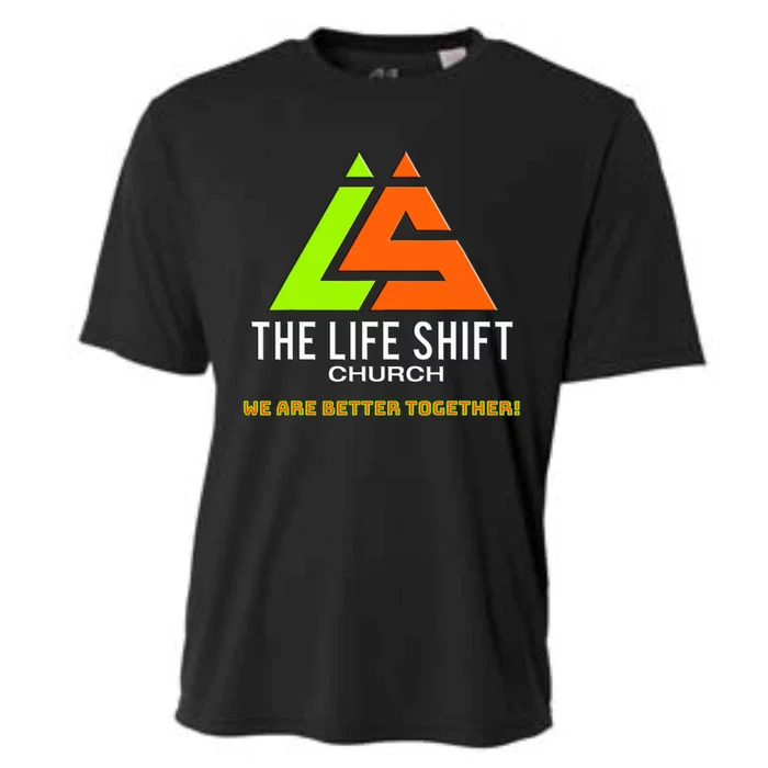 Design For The Life Shift Church Church Logo Design Cooling Performance Crew T-Shirt