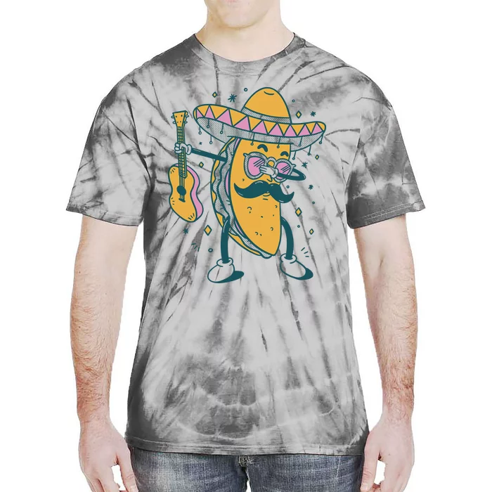 Dabbing Fiesta Taco Tie-Dye T-Shirt