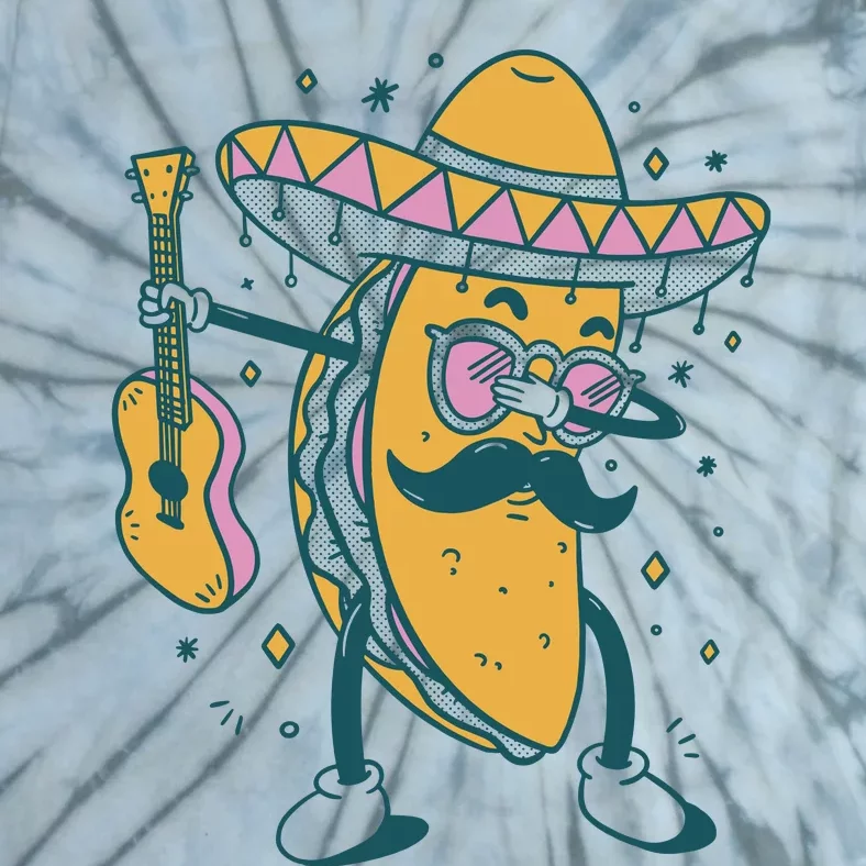 Dabbing Fiesta Taco Tie-Dye T-Shirt