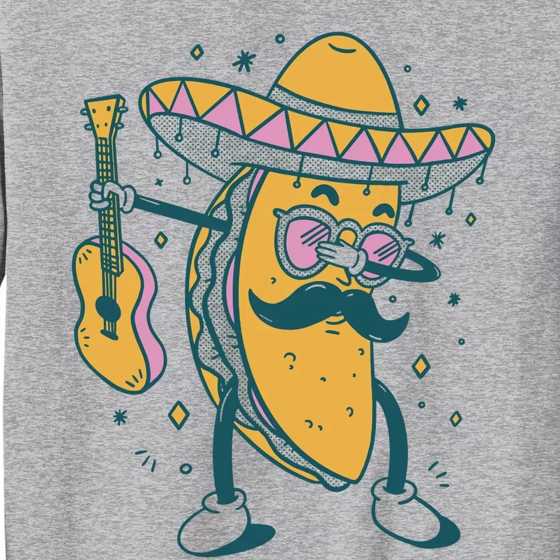 Dabbing Fiesta Taco Tall Sweatshirt