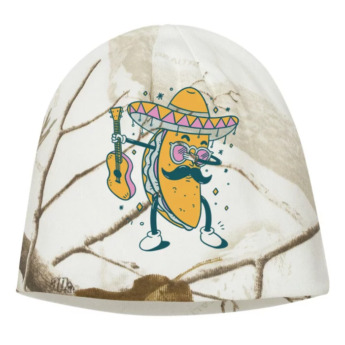 Dabbing Fiesta Taco Kati - Camo Knit Beanie