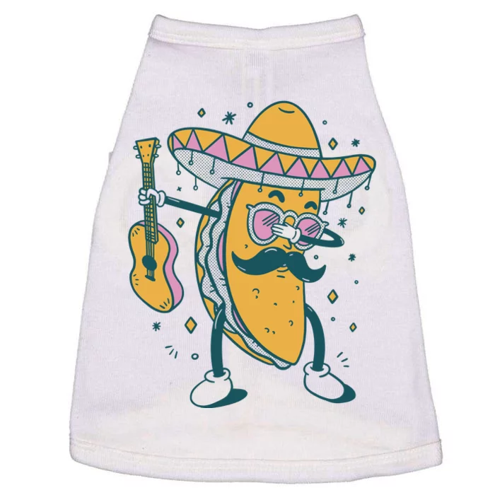 Dabbing Fiesta Taco Doggie Tank