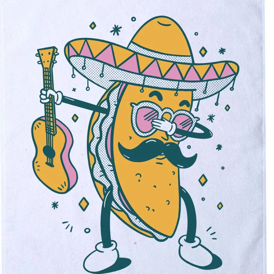 Dabbing Fiesta Taco Platinum Collection Golf Towel