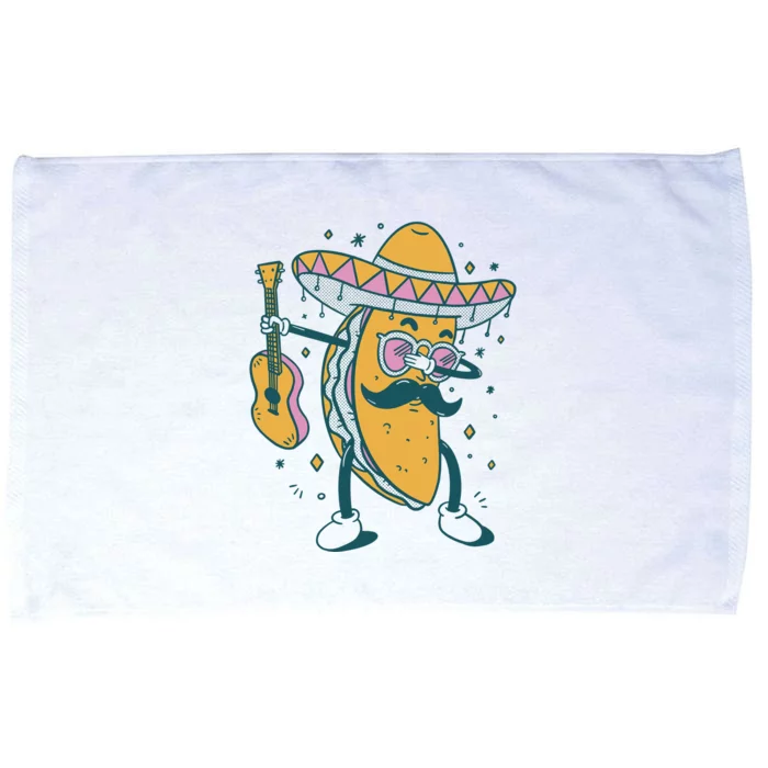 Dabbing Fiesta Taco Microfiber Hand Towel