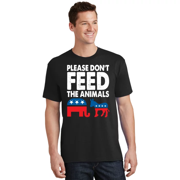 Dont Feed The Animal Libertarian Political T-Shirt