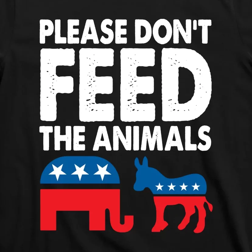 Dont Feed The Animal Libertarian Political T-Shirt