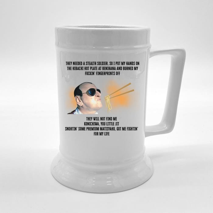 Dracula Flow The Benihana Funny Front & Back Beer Stein