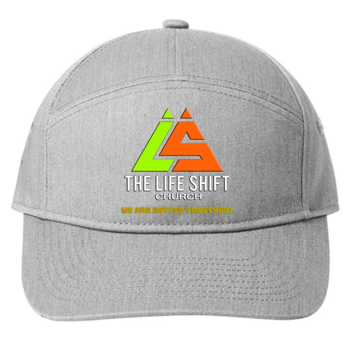 Design For The Life Shift Church Church Logo Design 2 7-Panel Snapback Hat