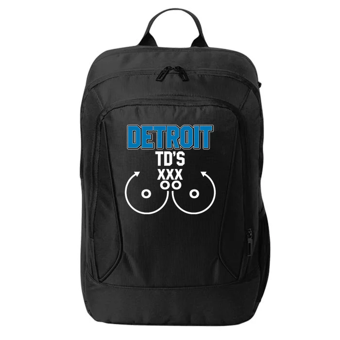 Detroit Football TD's Touchdowns City Backpack