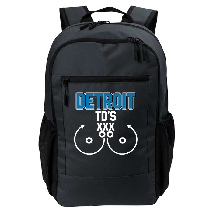 Detroit Football TD's Touchdowns Daily Commute Backpack