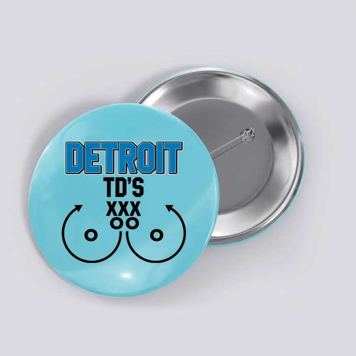 Detroit Football TD's Touchdowns Button